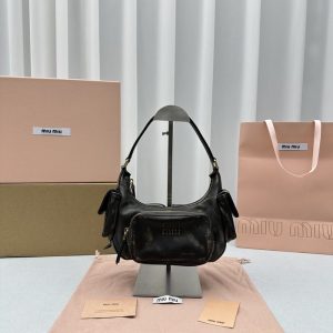 Miu-Miu Black Latest styles 2026 Bags