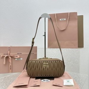 Miu-Miu Beige Latest styles 2026 Bags