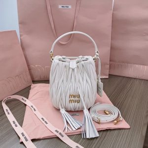 Miu-Miu Beige Latest styles 2026 Bags