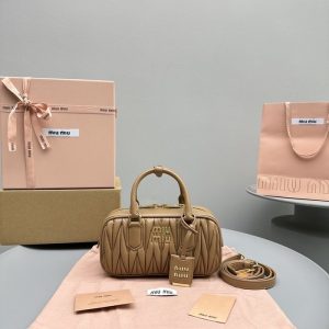 Miu-Miu Beige Latest styles 2026 Bags