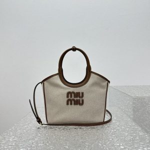 Miu-Miu Beige Latest styles 2026 Bags