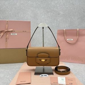 Miu-Miu Brown Latest styles 2026 Bags