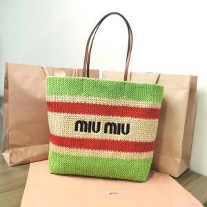 Miu-Miu Green Red Beige Latest styles 2026 Bags