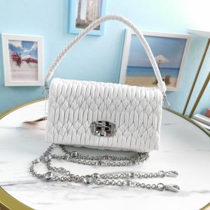 Miu-Miu White Latest styles 2026 Bags