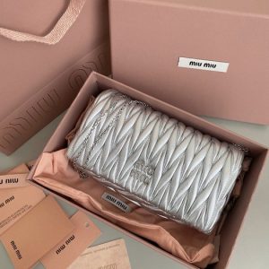 Miu-Miu White Latest styles 2026 Bags