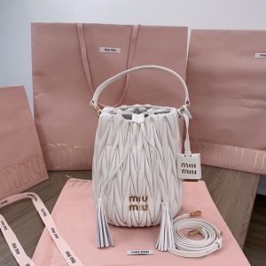 Miu-Miu White Latest styles 2026 Bags