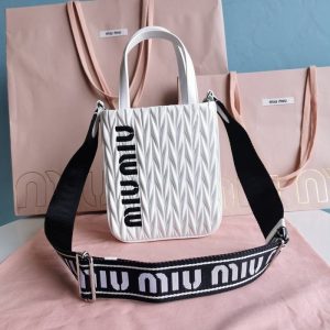 Miu-Miu White Latest styles 2026 Bags