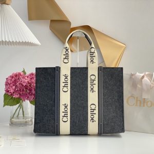Chloe-Tote-bag-with-stylish-features-Grey-01A