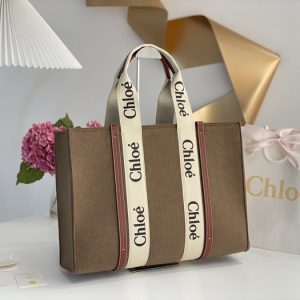 Chloe-Tote-bag-with-stylish-traits-Brown-01A-4