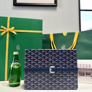 yupoo-BagTypeTote-Goyard-tote-with-signature-pattern-Navy-01A