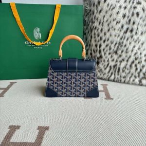yupoo-BagTypeTote-Stylish-mini-tote-with-contrasting-accents-Navy-01A