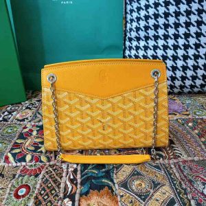 yupoo-BagTypeTote-Stylish-with-chain-detail-Yellow-01A