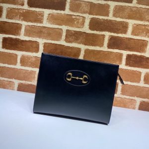 Gucci-BagTypeTote-Leather-Tote-with-sleek-design-Black-01A