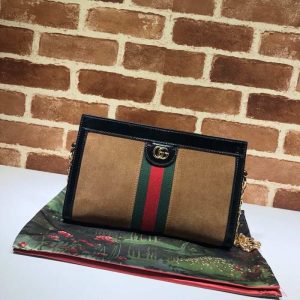 gucci-BagTypeTote-Canvas-Material-Stylish-Brown-01A