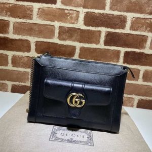 gucci-BagTypeTote-Leather-Tote-with-Elegant-Features-Navy-01A