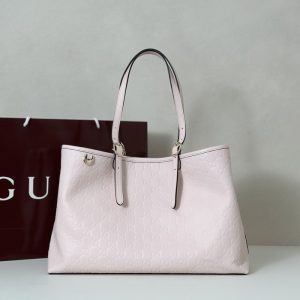 gucci-BagTypeTote-Leather-Tote-with-spacious-design-Beige-01A