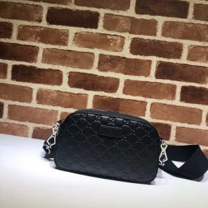 gucci-BagTypeTote-Quilted-Crossbody-Bag-Black-01A