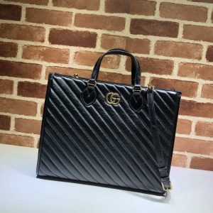 gucci-BagTypeTote-Quilted-Design-Black-01A-2
