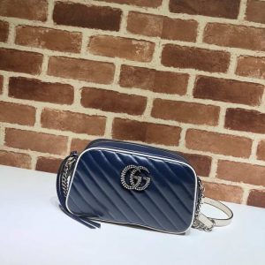 gucci-BagTypeTote-Quilted-Handbag-Navy-01A