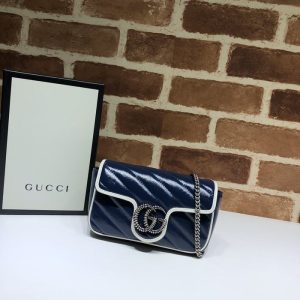 gucci-BagTypeTote-Quilted-Leather-Tote-Navy-01A