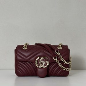 gucci-BagTypeTote-Quilted-Leather-Tote-with-Chain-Strap-Burgundy-01A