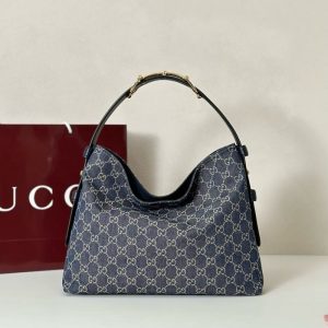 gucci-BagTypeTote-Stylish-Hobo-Tote-Navy-01A