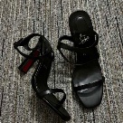 Christian Louboutin sandals Black Christian Louboutin Black Strap High Heel Sandals sandals Size 35-43