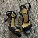 Christian Louboutin sandals Black Christian Louboutin Black Strappy High Heel Sandals sandals Size 35-42