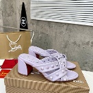 Christian Louboutin sandals Lavender Red Christian Louboutin Lavender Studded High Heel Sandals sandals