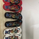 Christian Louboutin sandals Red Black White Multicolor Christian Louboutin Men's Red Sole Graphic Flip Flops Sandals sandals Size 38
