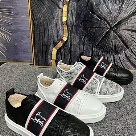 Christian Louboutin sneakers Black,White,Grey Christian Louboutin Elastic Band Leather Sneakers sneakers Size 35-48