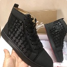 Christian Louboutin sneakers Black Christian Louboutin Black Men High Top Sneakers sneakers