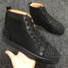 Christian Louboutin sneakers Black Christian Louboutin Black Spike High Top Sneakers Men sneakers