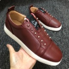 Christian Louboutin sneakers Brown White Christian Louboutin Brown Leather Sneakers sneakers