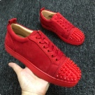 Christian Louboutin sneakers Red Christian Louboutin Red Spiked Sneakers Men sneakers