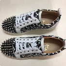Christian Louboutin sneakers White Black Multicolor Christian Louboutin Spiked Lace up Sneakers White Black Multicolor sneakers