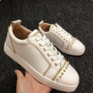 Christian Louboutin sneakers White Gold Christian Louboutin White Gold Studded Sneakers with Red Sole sneakers