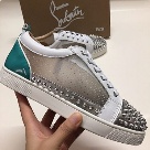 Christian Louboutin sneakers White Green Silver Christian Louboutin Transparent Studded Sneakers sneakers