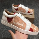 Christian Louboutin sneakers White Red Beige Christian Louboutin Low Top Sneakers White Red Beige sneakers