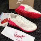 Christian Louboutin sneakers White Red CL Paris Shark Sole Sneakers Unisex White Red sneakers