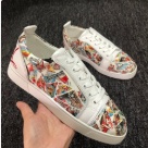 Christian Louboutin sneakers white multicolor Christian Louboutin Men's White Multicolor Graphic Sneakers sneakers