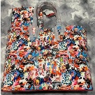 Christian Louboutin tote Multicolor Christian Louboutin Multicolor Graphic Print Tote Bag tote bag
