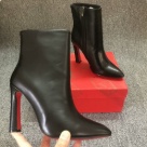 ankle boots black red women's high heel ankle boots with red sole ankle boots