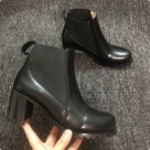 ankle boots black women's chunky heel black ankle boots ankle boots