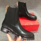 chelsea boots Black Red Women's Black Chelsea Boots with Red Sole chelsea boots