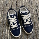 children navy blue white Children's Navy Blue and White Casual Sneakers Size 28-34 sneakers