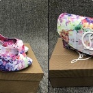 clutch multicolor Floral Print High Heels and Matching Clutch Bag Set shoes & bag Size 12Cm