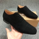 dress shoes Black Red Black Suede Men Lace up Dress Shoes with Red Sole dress shoes