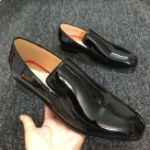 dress shoes black Men's Black Patent Leather Slip On Dress Shoes dress shoes