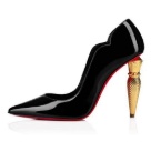 heels Black Gold Red Elegant Black Patent High Heel Pumps with Gold Sculptural Heel heels Size 10Cm